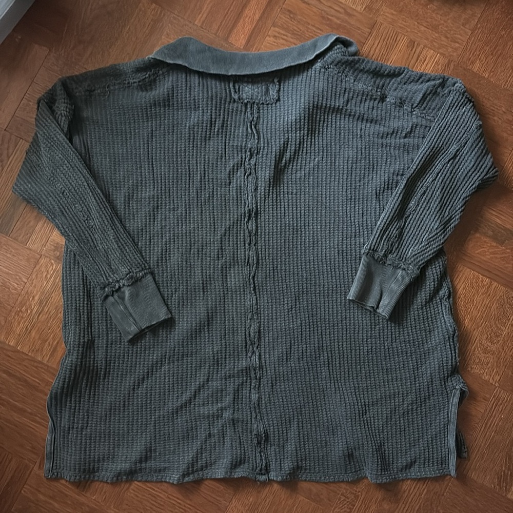 We the Free Waffle Polo Size M - Picture 8 of 8